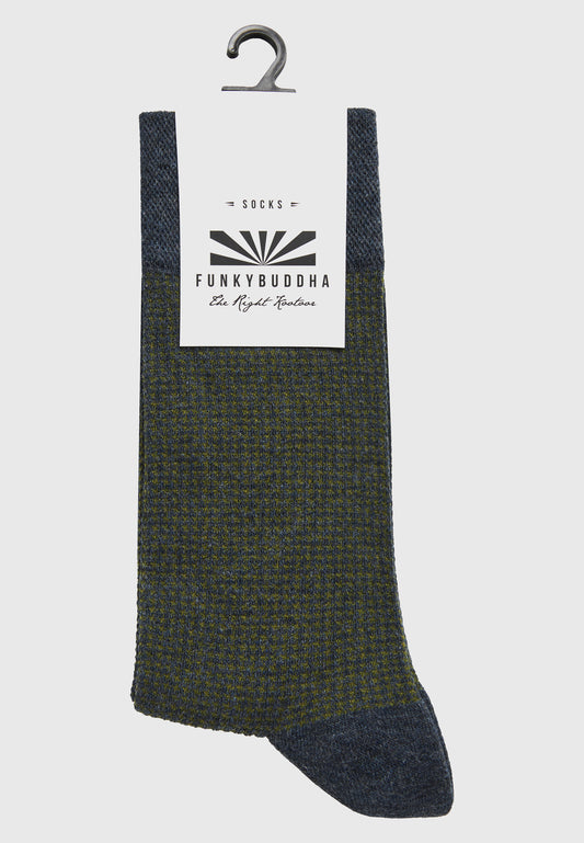 Șosete bărbătești cu model în carouri