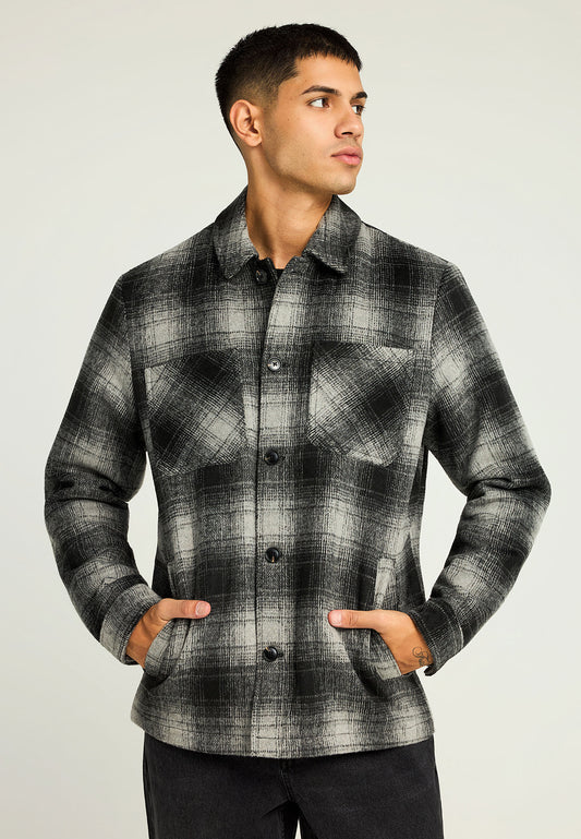 Jachetă casual bărbătească cu guler