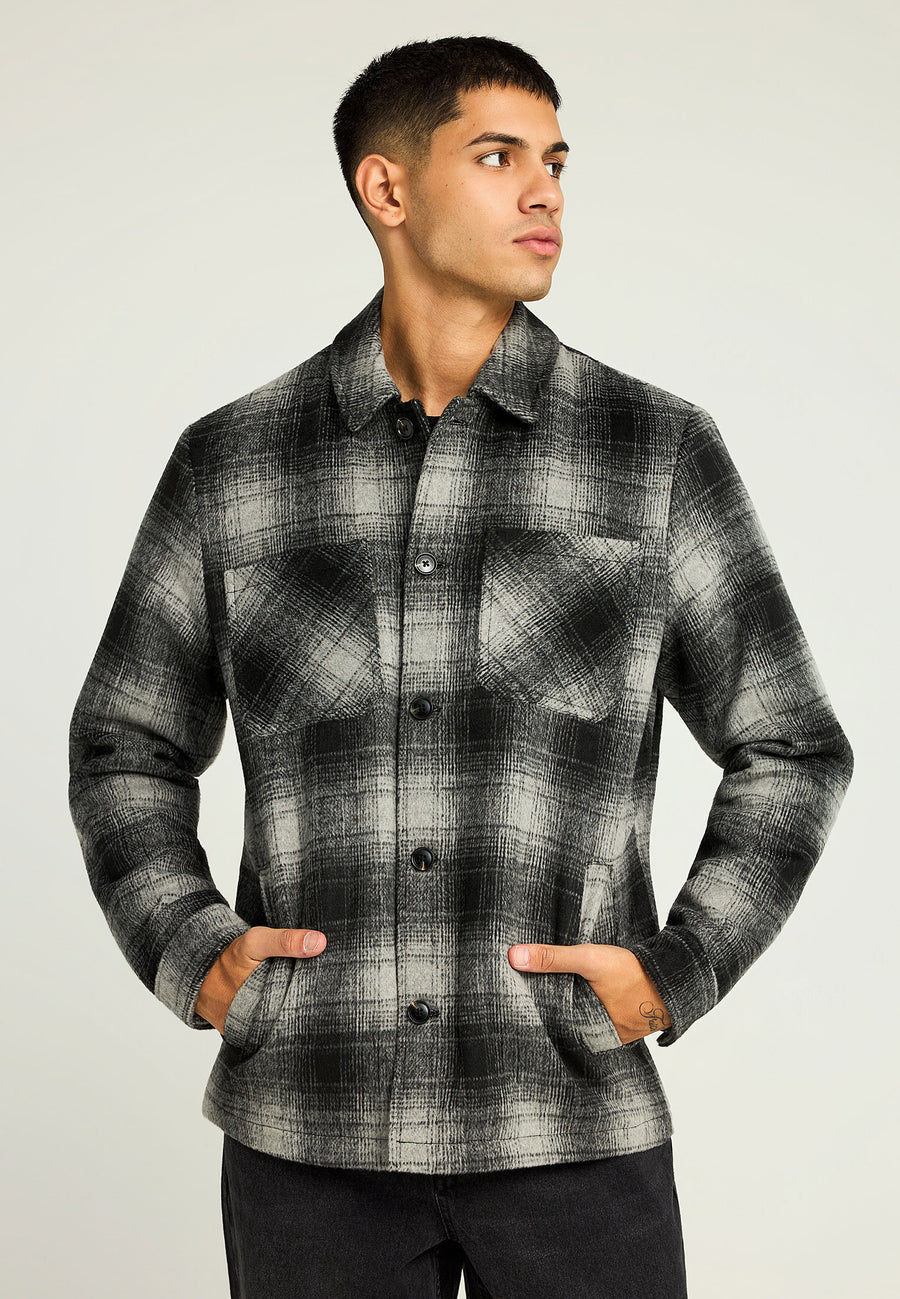 Jachetă casual bărbătească cu guler