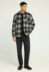 Jachetă casual bărbătească cu guler