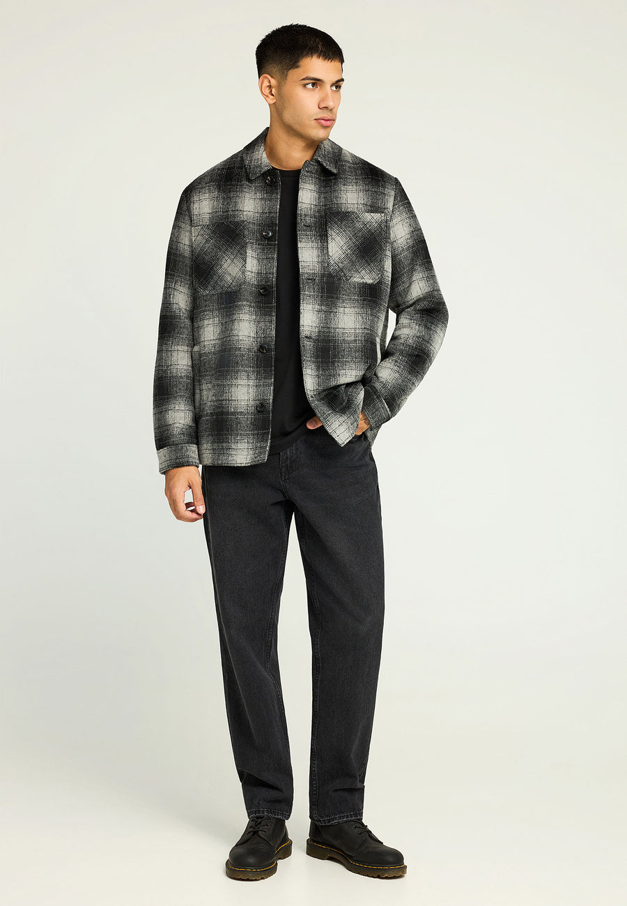 Jachetă casual bărbătească cu guler