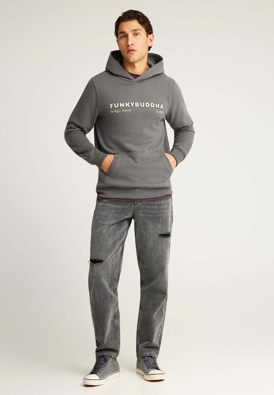 Hanorac cu imprimeu pe piept pentru bărbați