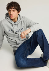 Hanorac cu imprimeu pe piept pentru bărbați