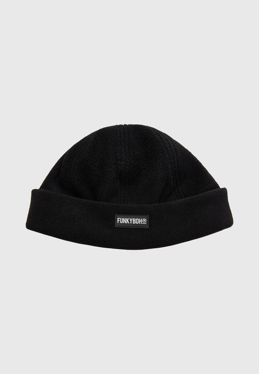 Men's fabric beanie with logo