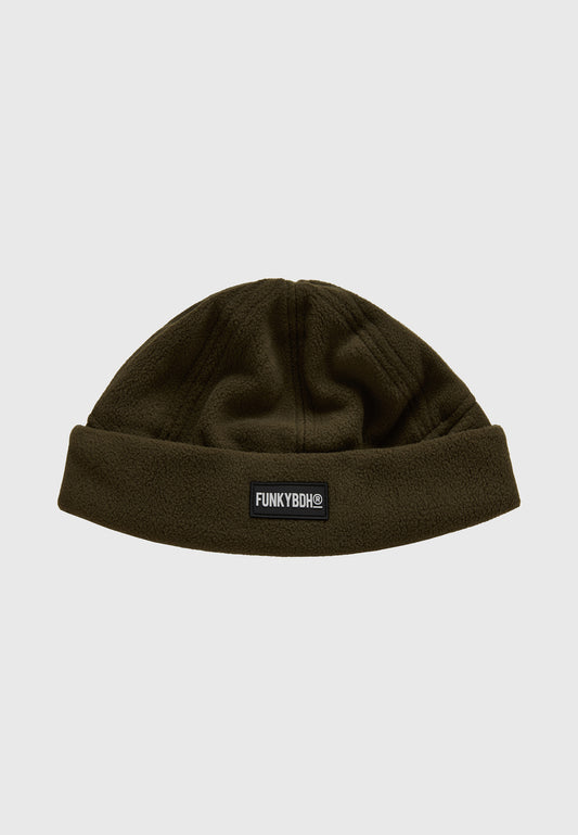 Men's fabric beanie with logo