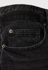 Blugi lejer cu efect decolorat