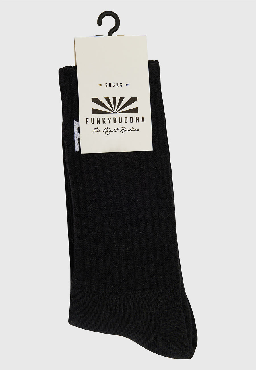 Șosete bărbătești într-o singură culoare cu logo