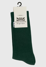 Șosete bărbătești într-o singură culoare cu logo