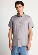 Men's short-sleeve linen shirt - The essentials