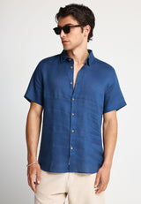 Men's short-sleeve linen shirt - The essentials