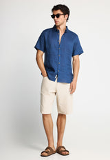 Men's short-sleeve linen shirt - The essentials
