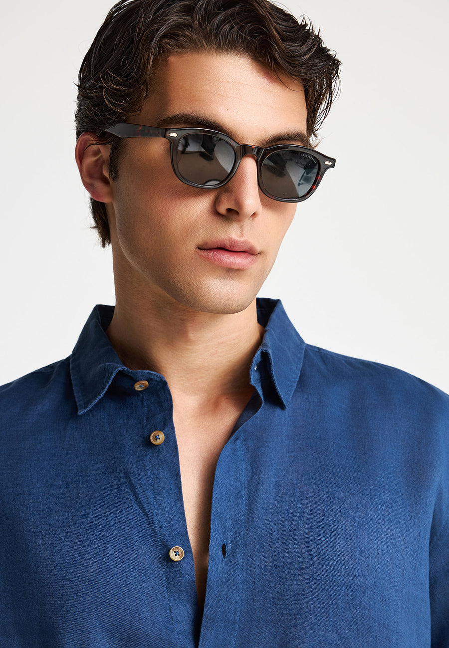 Men's short-sleeve linen shirt - The essentials