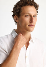 Men's short-sleeve linen shirt - The essentials