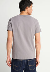 Tricou de bărbați din bumbac cu decolteu în V - Esențial