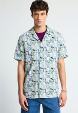 Men's relaxed short-sleeve shirt