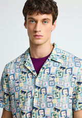 Men's relaxed short-sleeve shirt