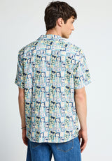 Men's relaxed short-sleeve shirt