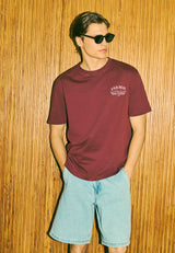 Men's relaxed t-shirt with print on the back