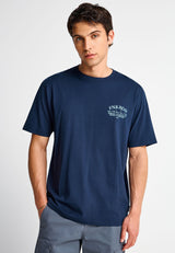 Men's relaxed t-shirt with print on the back