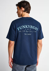 Men's relaxed t-shirt with print on the back