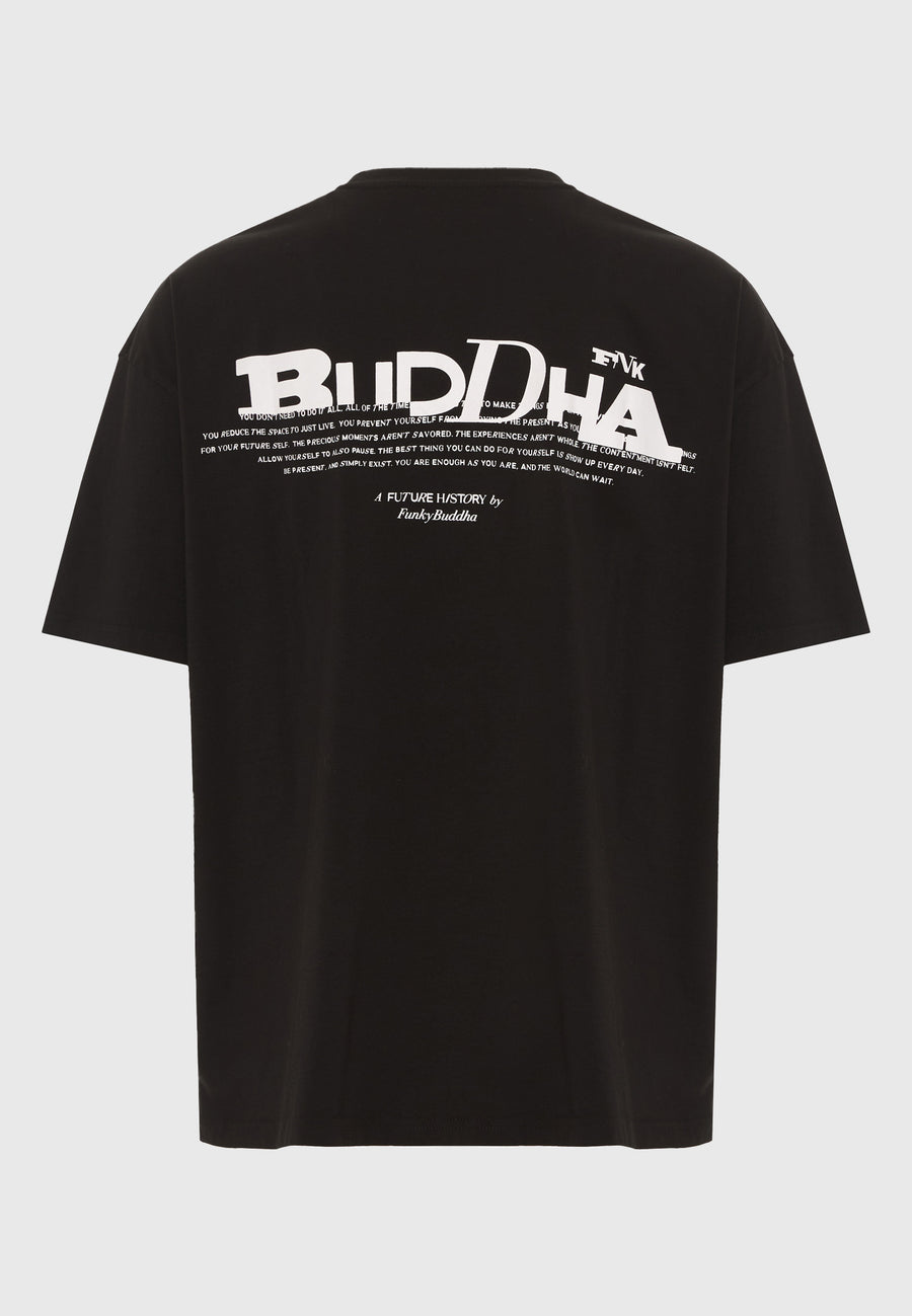 Tricou oversize de bărbați cu imprimeu pe spate