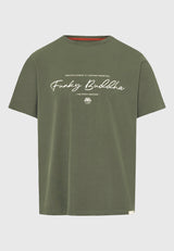 T-shirt with printed logo