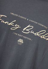 T-shirt with printed logo