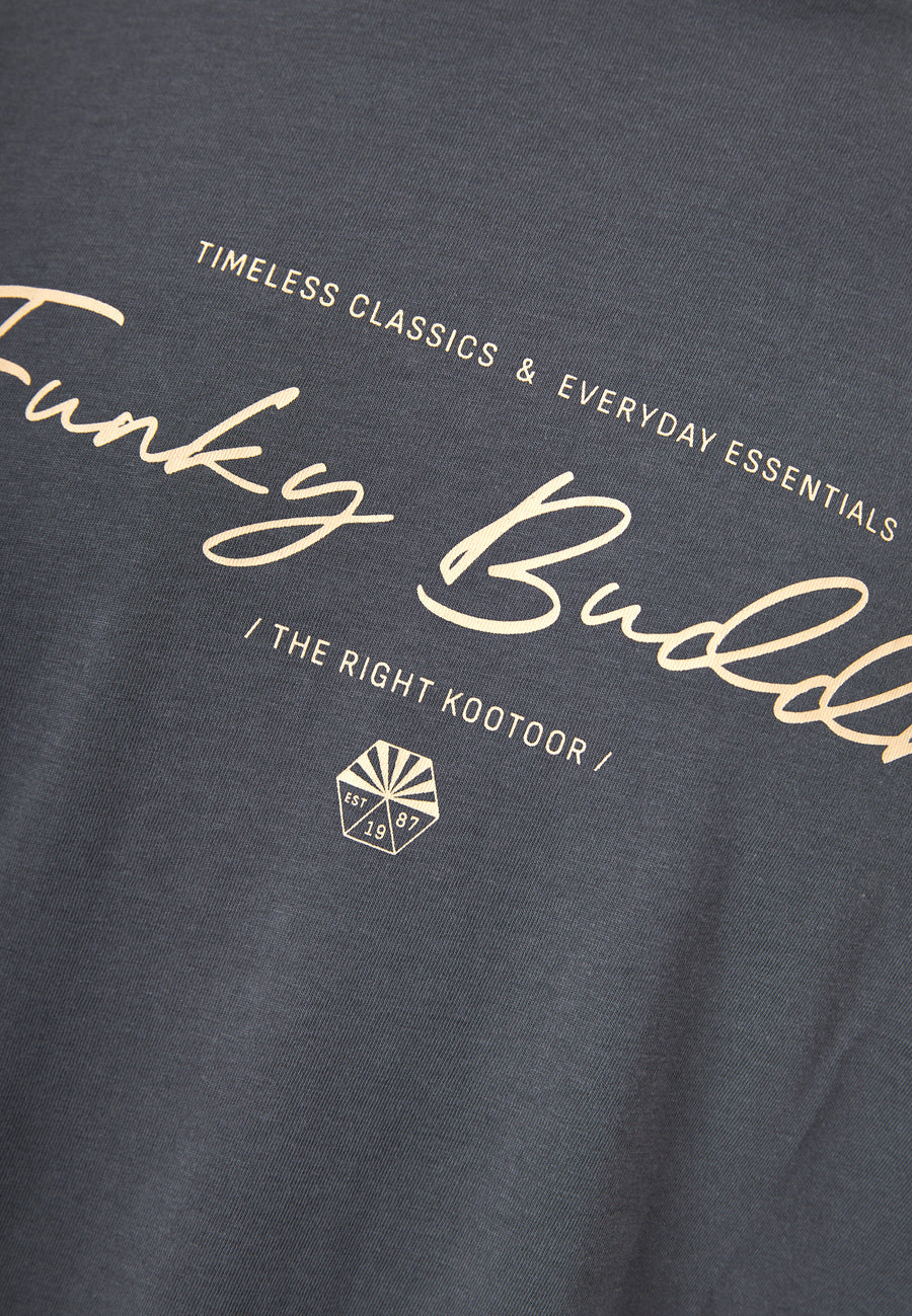 T-shirt with printed logo