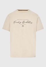T-shirt with printed logo