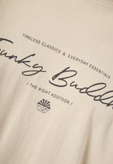 T-shirt with printed logo