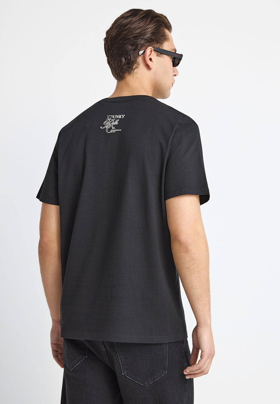 Tricou de bărbați din bumbac cu imprimeu