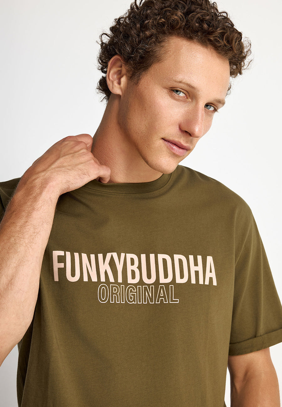 Tricou relaxat pentru bărbați cu imprimeu