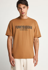 Tricou relaxat bărbătesc cu imprimeu