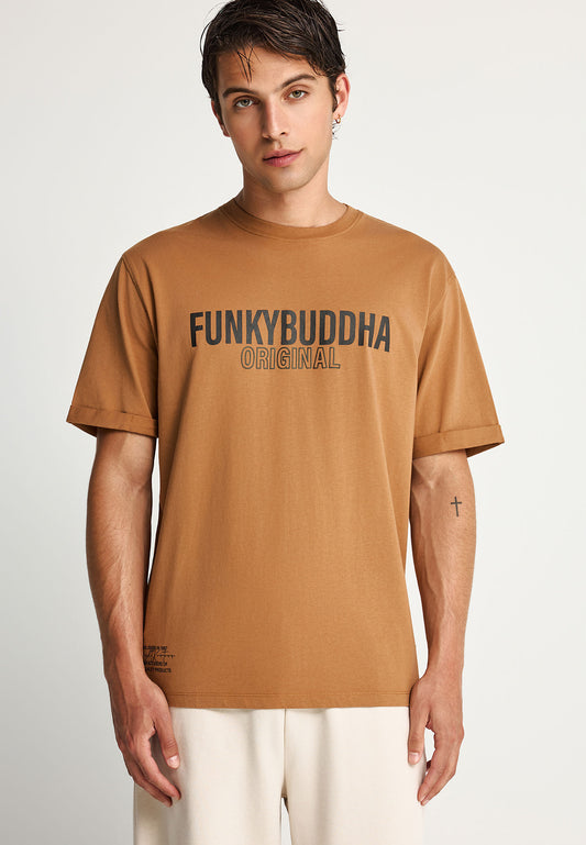 Tricou relaxat bărbătesc cu imprimeu