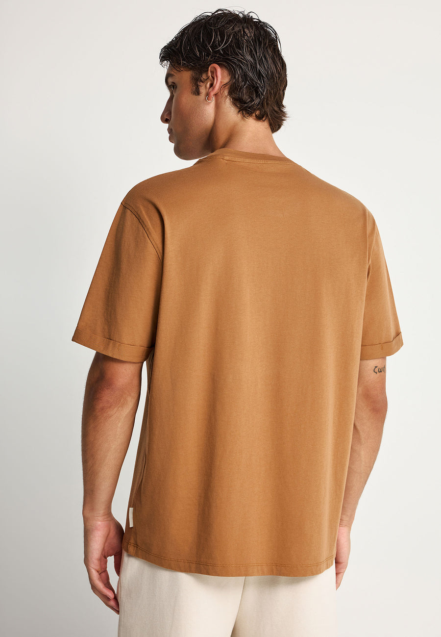 Tricou relaxat bărbătesc cu imprimeu