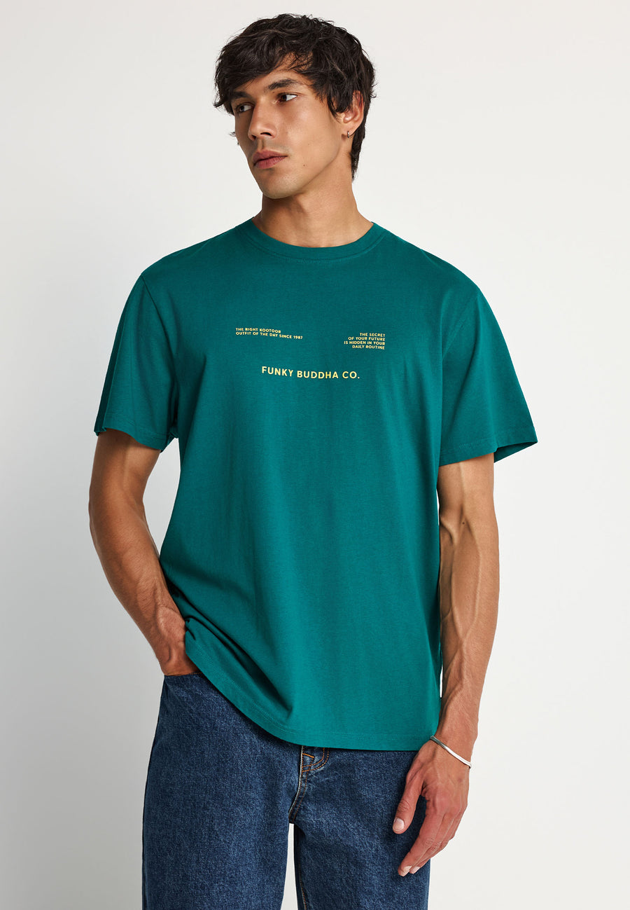 Tricou de bărbați din bumbac cu imprimeu