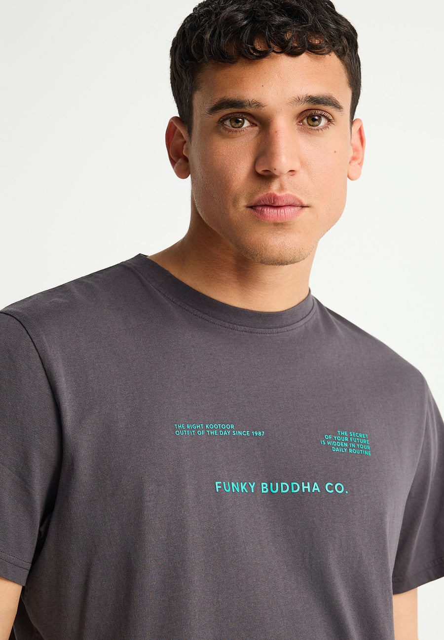 Tricou de bărbați din bumbac cu imprimeu