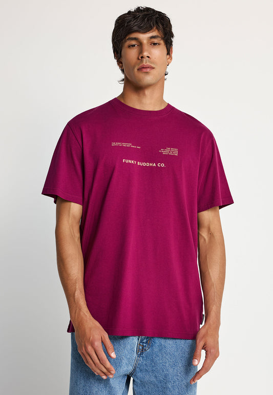 Tricou de bărbați din bumbac cu imprimeu