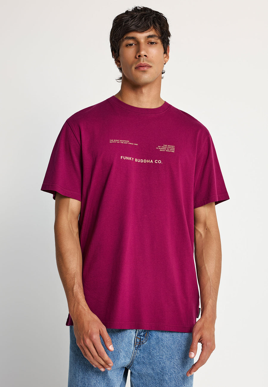 Tricou de bărbați din bumbac cu imprimeu