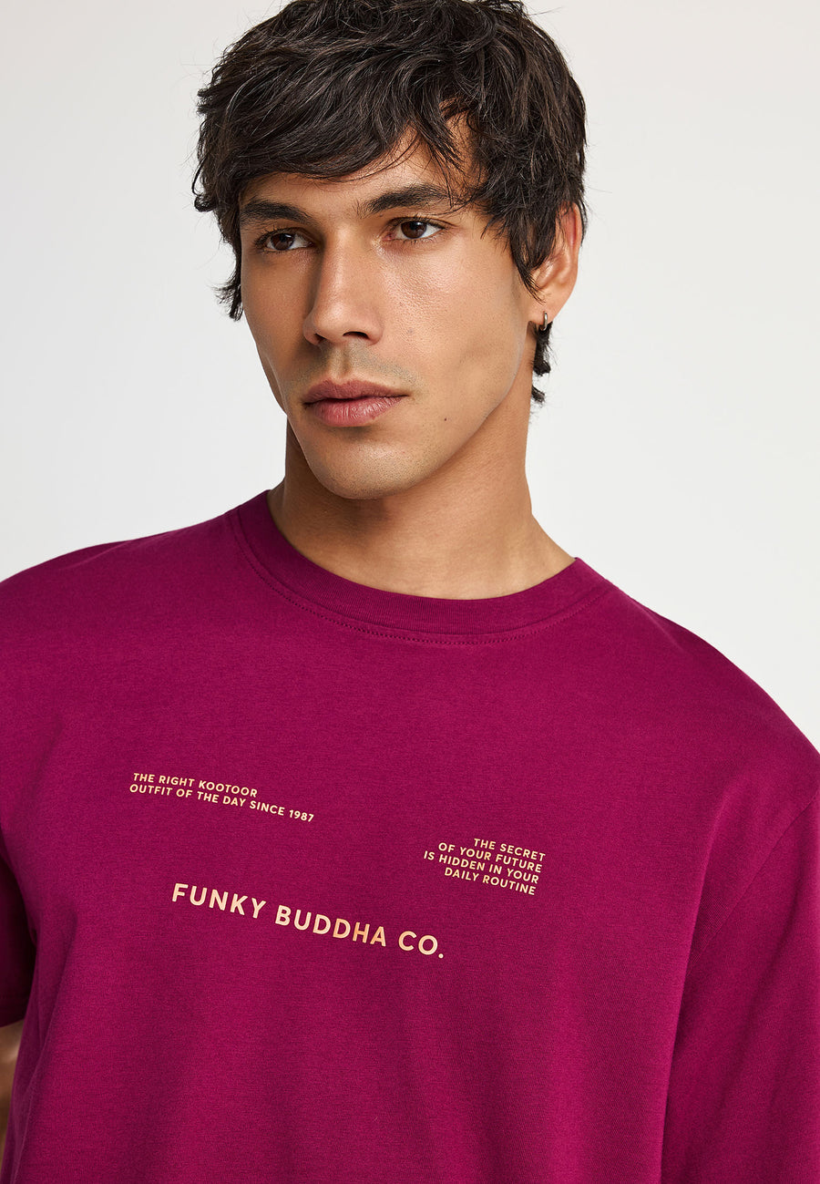 Tricou de bărbați din bumbac cu imprimeu