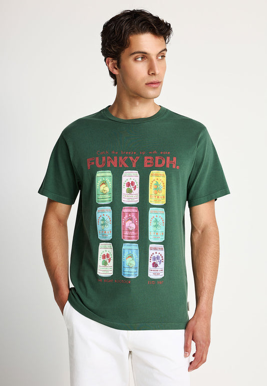 Men's cotton t-shirt with print