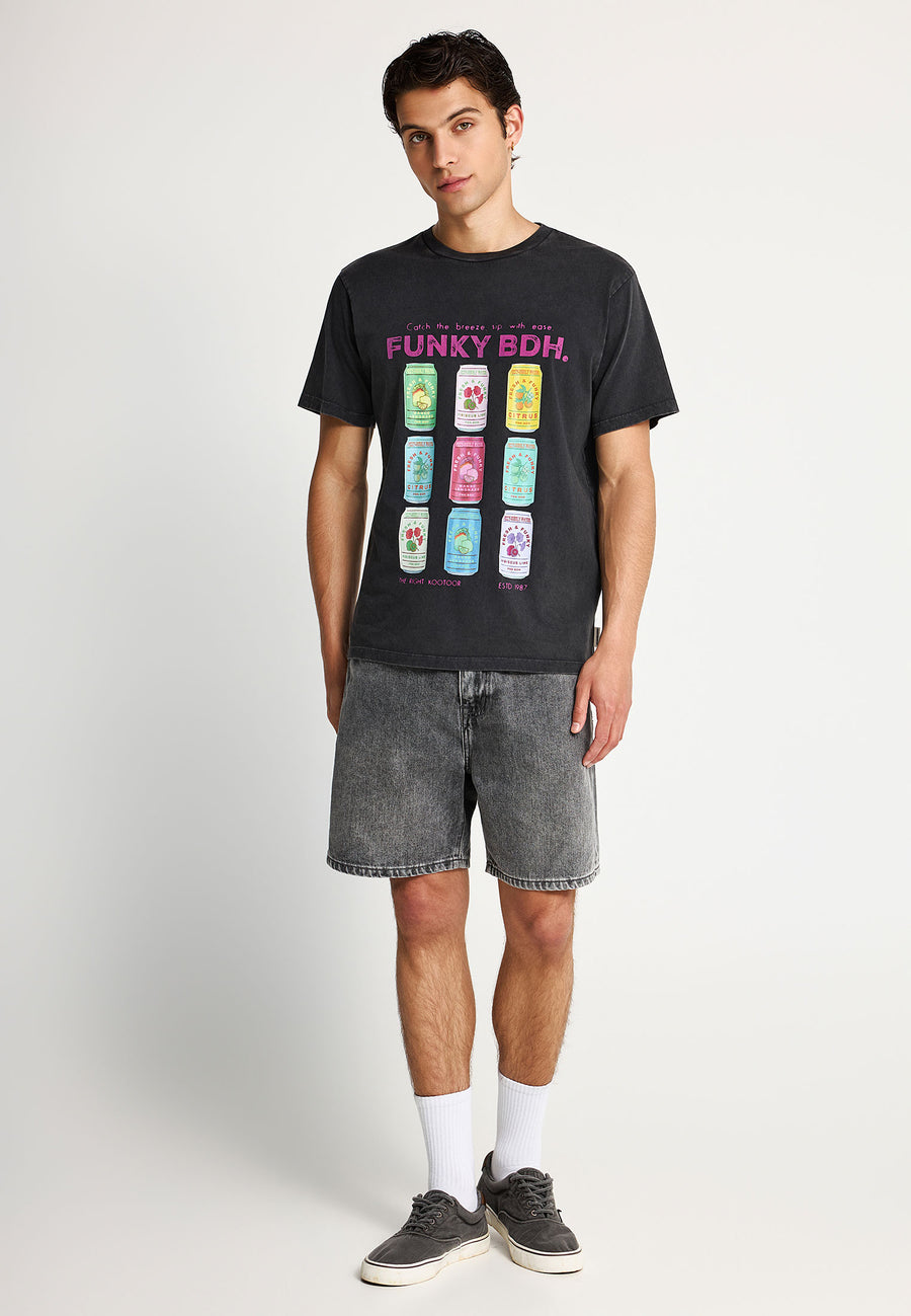 Tricou de bărbați din bumbac cu imprimeu