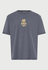Men's relaxed t-shirt with print on the back