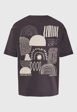 T-shirt with graphic print on the back