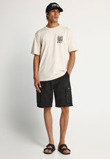 T-shirt with graphic print on the back