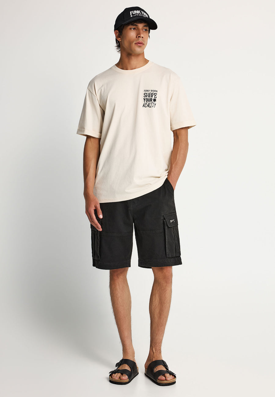 T-shirt with graphic print on the back