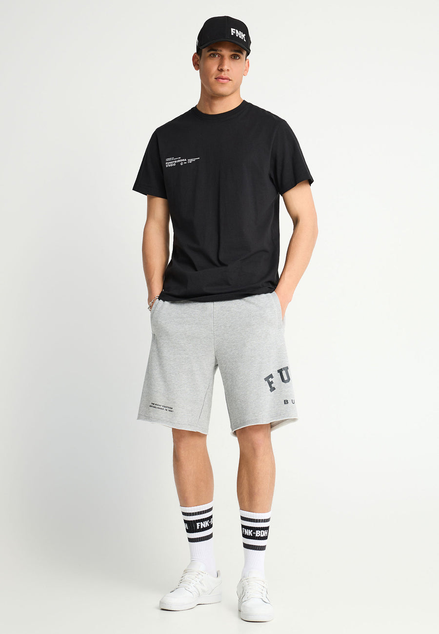 Pantaloni scurți sport de bărbați cu logo imprimat