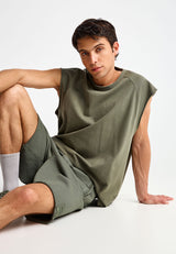 Men's cotton jogger shorts