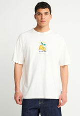 Men's oversized t-shirt with print on the back