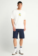 Men's oversized t-shirt with print on the back